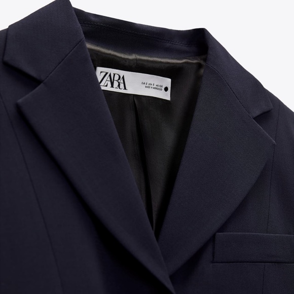 Zara limited edition woollen blend blazer for winter - Picture 9 of 10